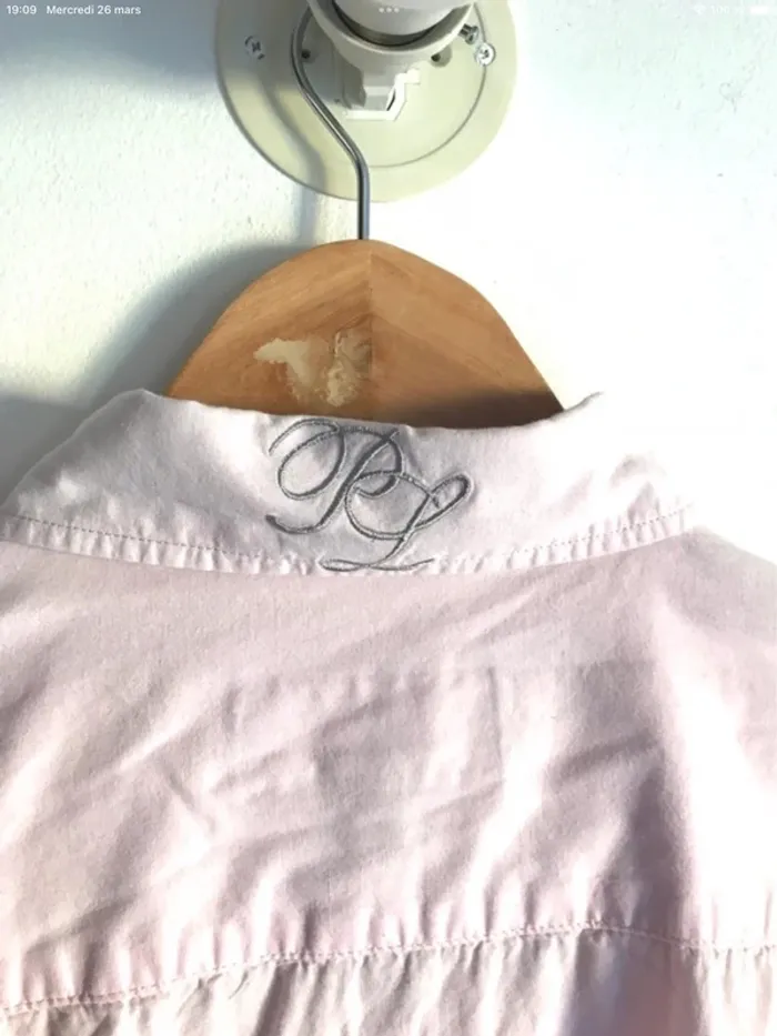 Chemise homme Peter Polo rose taille L - photo numéro 9