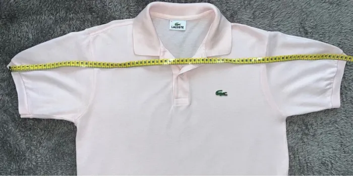 Polo Lacoste rose pastel homme taille 3 (taille M) parfait état - photo numéro 9