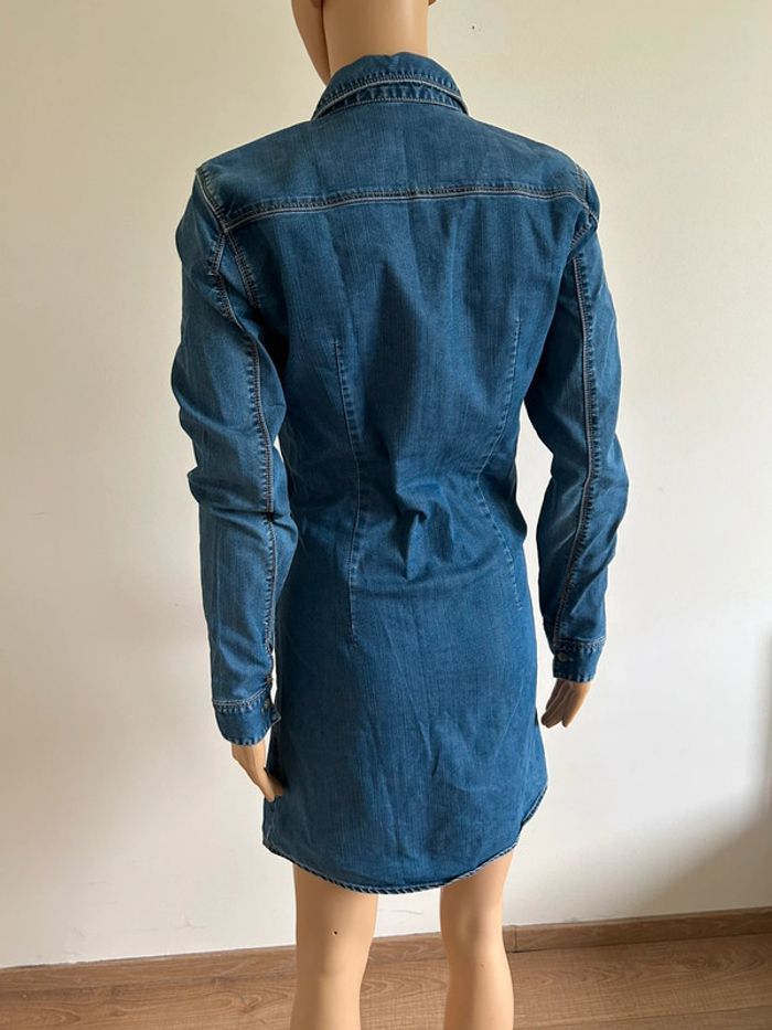 Robe bleue en jean à manches longues Only taille S jamais portée - photo numéro 8