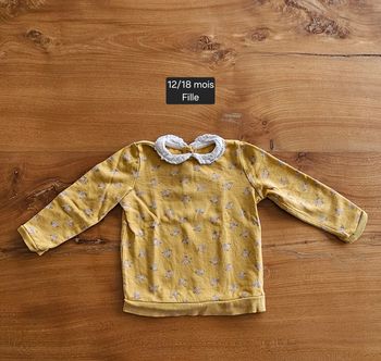 Pull fin bébé fille