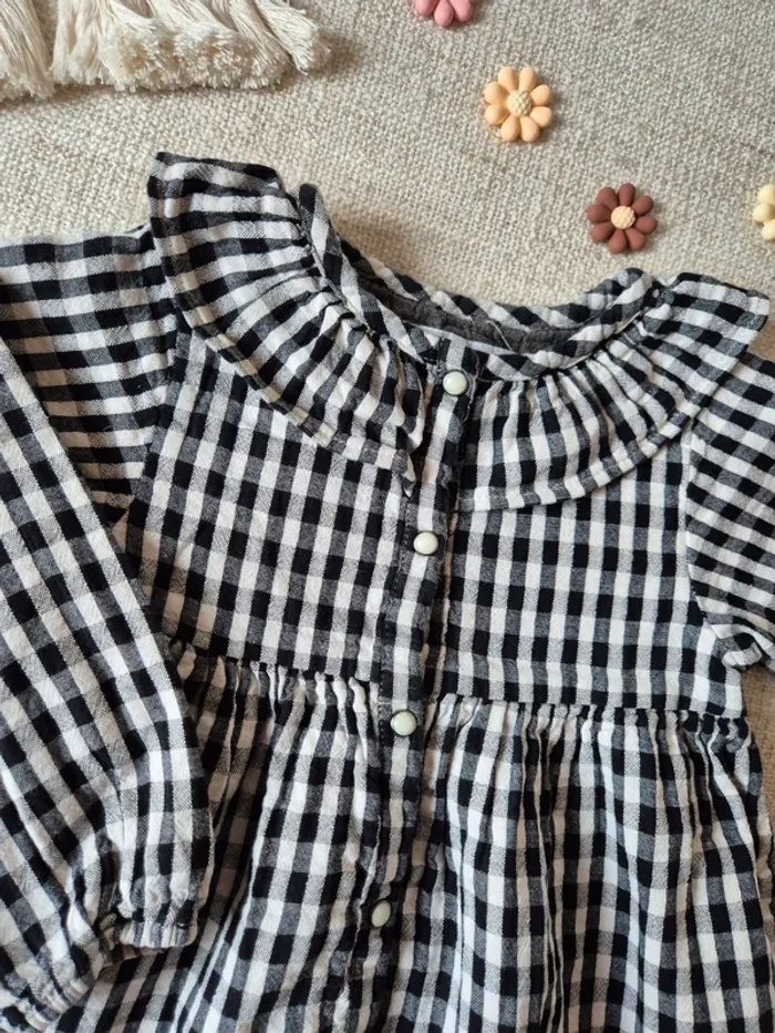 Robe à carreaux Zara 98 - photo numéro 2