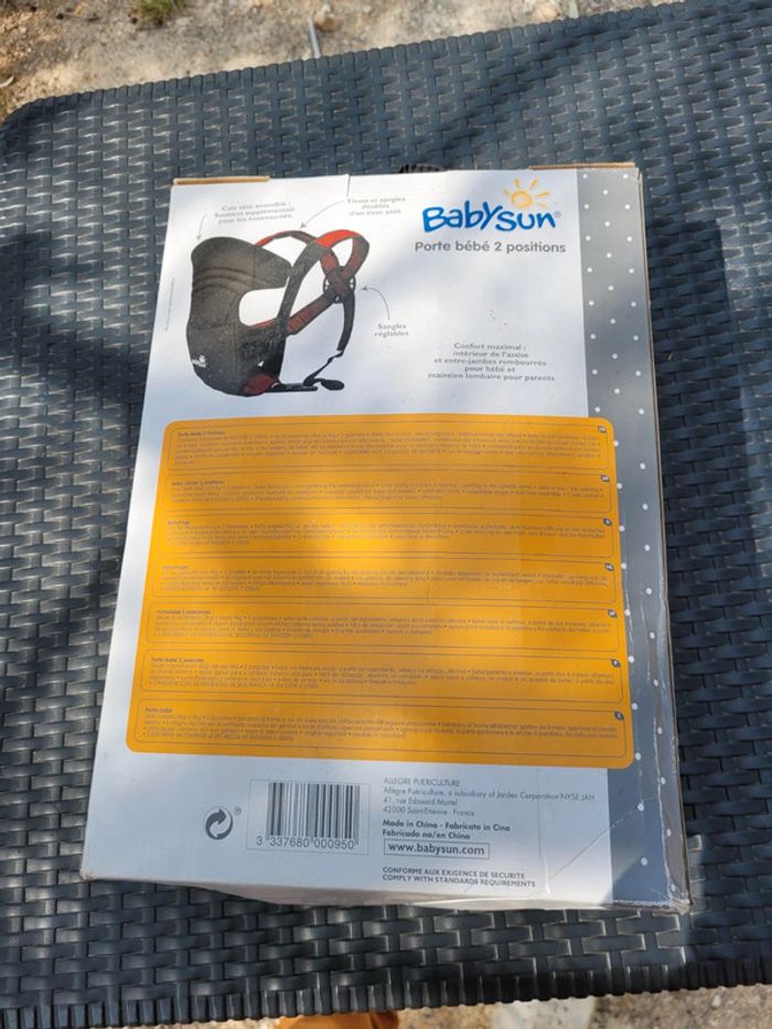 Porte bébé babysun - photo numéro 4