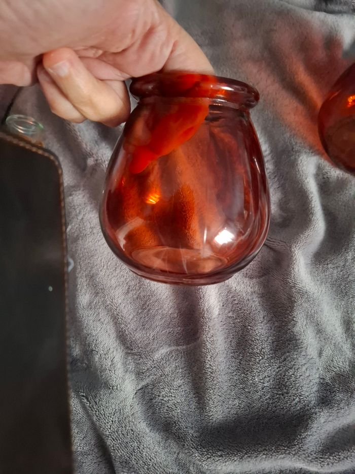 Lots de 2 vases transparent ou mettre autre choses - photo numéro 3