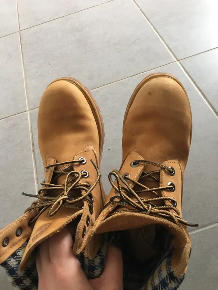 Chaussures homme Timberland beiges taille 40 - photo numéro 7