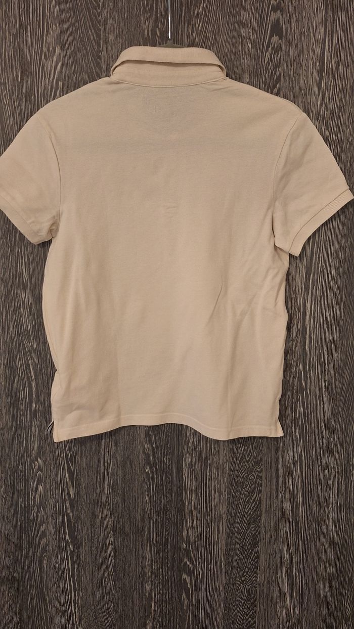 Polo manches courtes uni crème - photo numéro 2