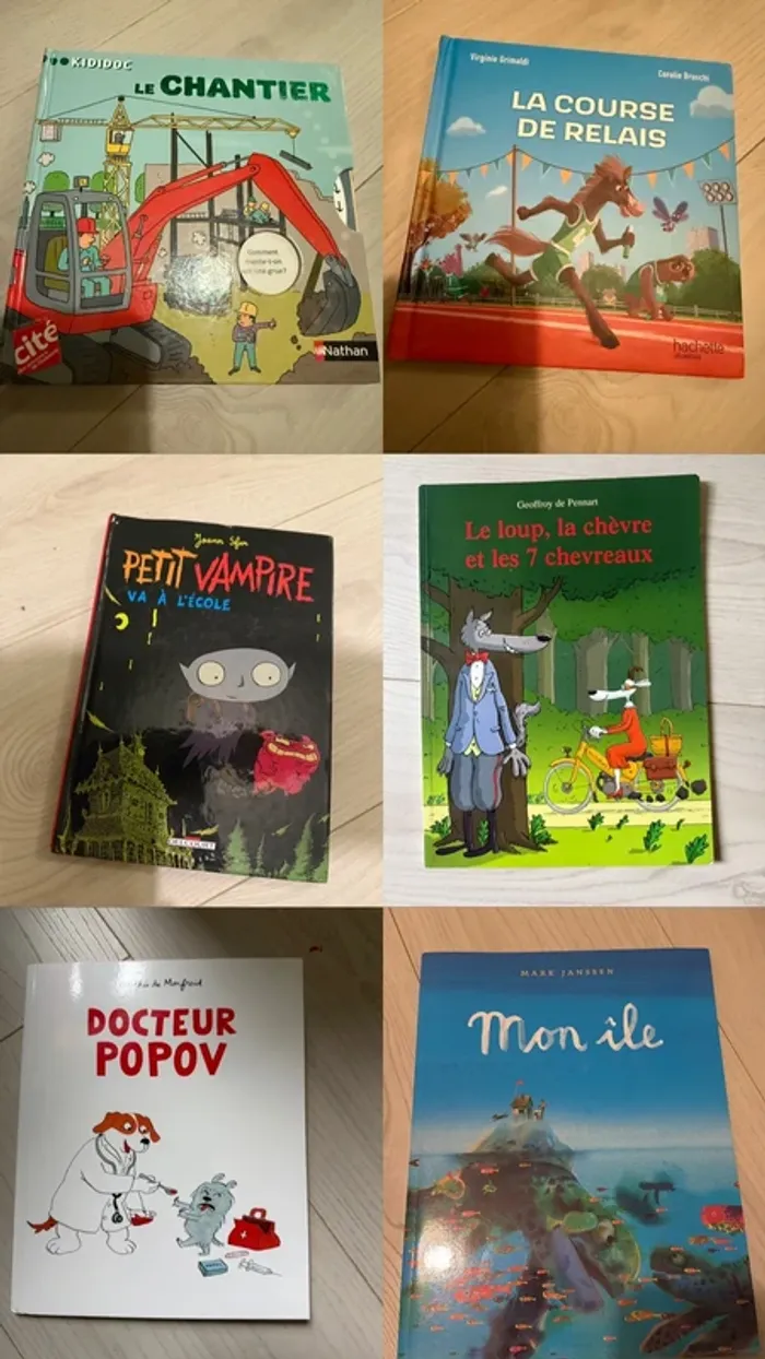 Lot de 6 livres
