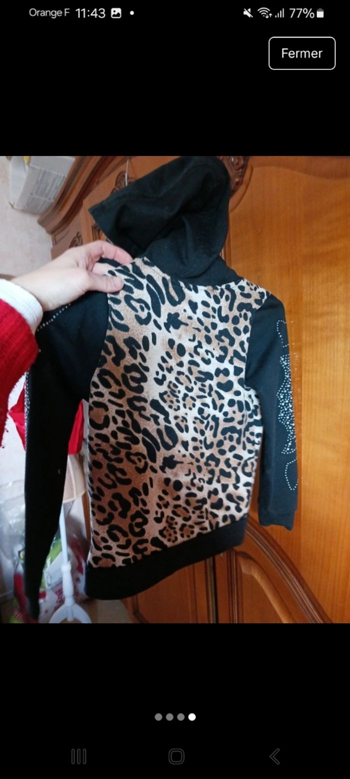Veste zippee leopard - photo numéro 2
