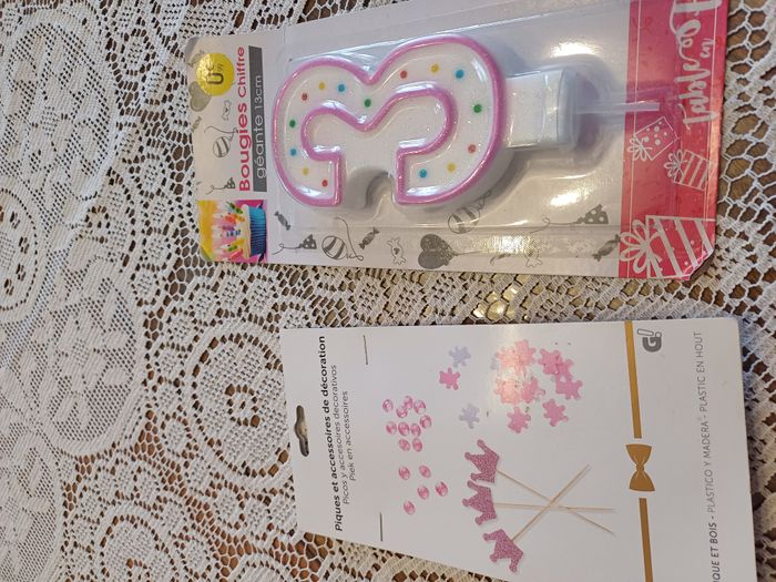 décorations neuves pour anniversaires filles