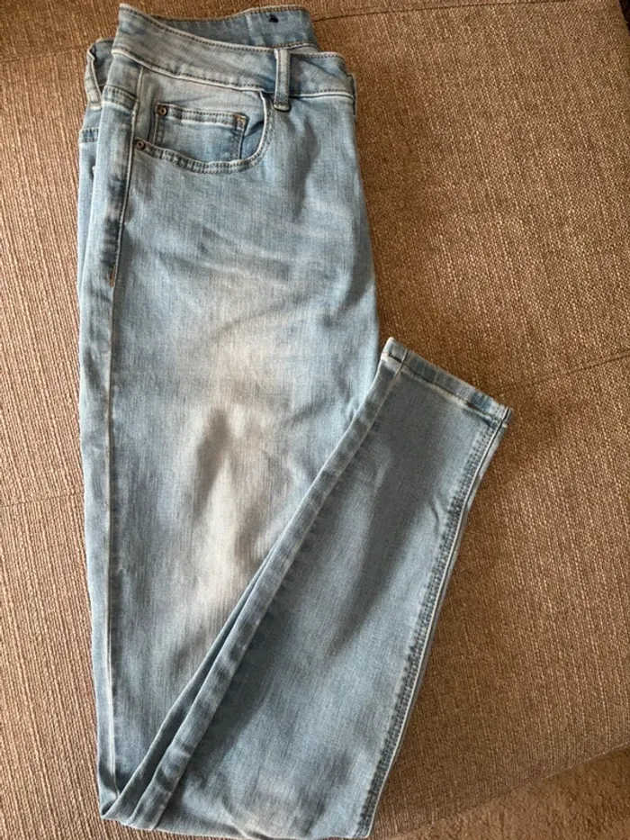 Jean Skinny bleu clair T.36 - photo numéro 4