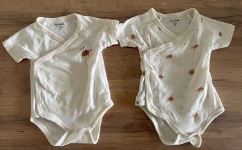 Lot de 2 bodies croisés
