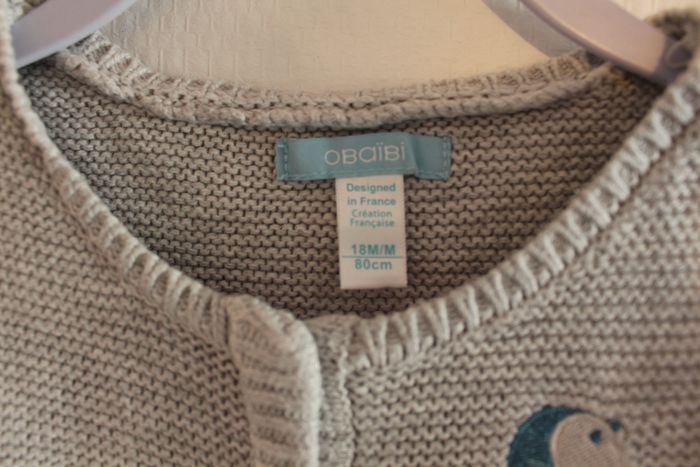 Gilet Obaïbi  18 mois - photo numéro 4