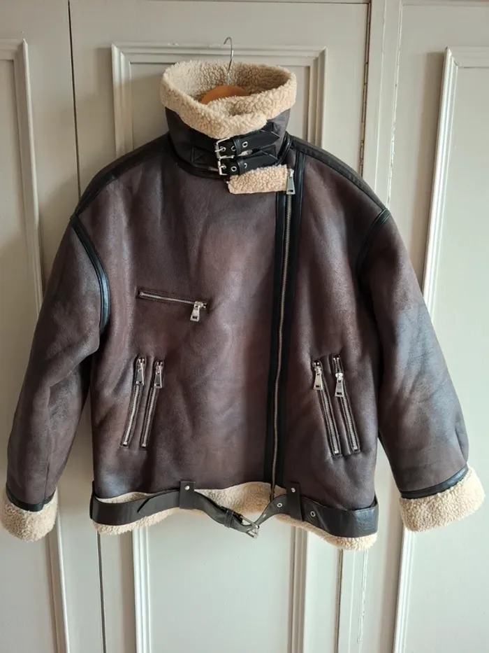 Veste aviateur oversize Zara - photo numéro 3