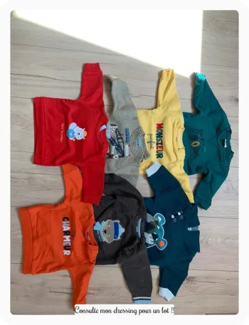 Lot de 7 pulls 3 mois