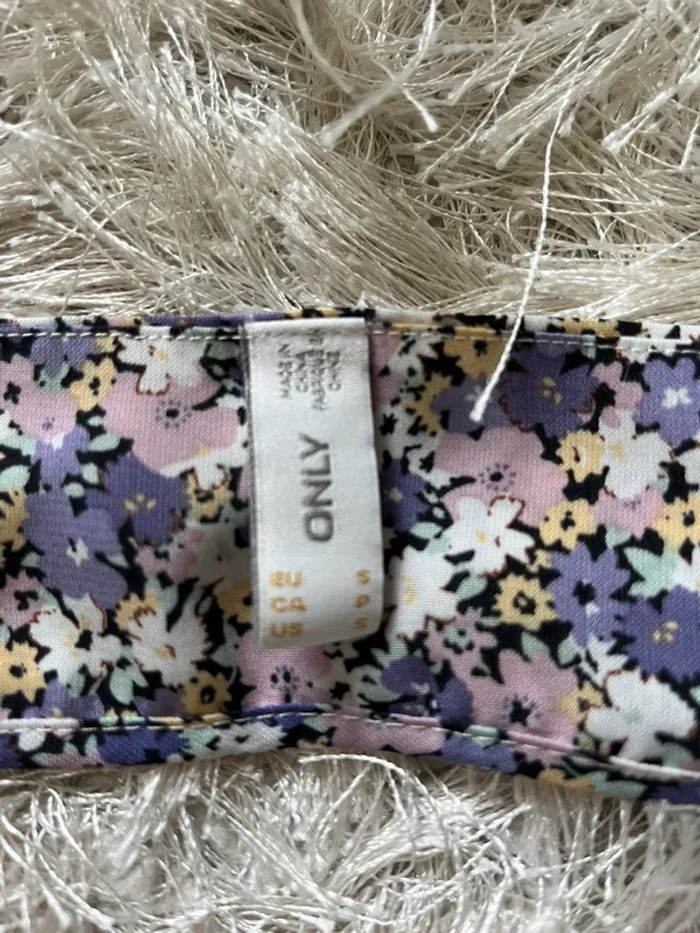 Brassière croisé fleuri only S - photo numéro 3