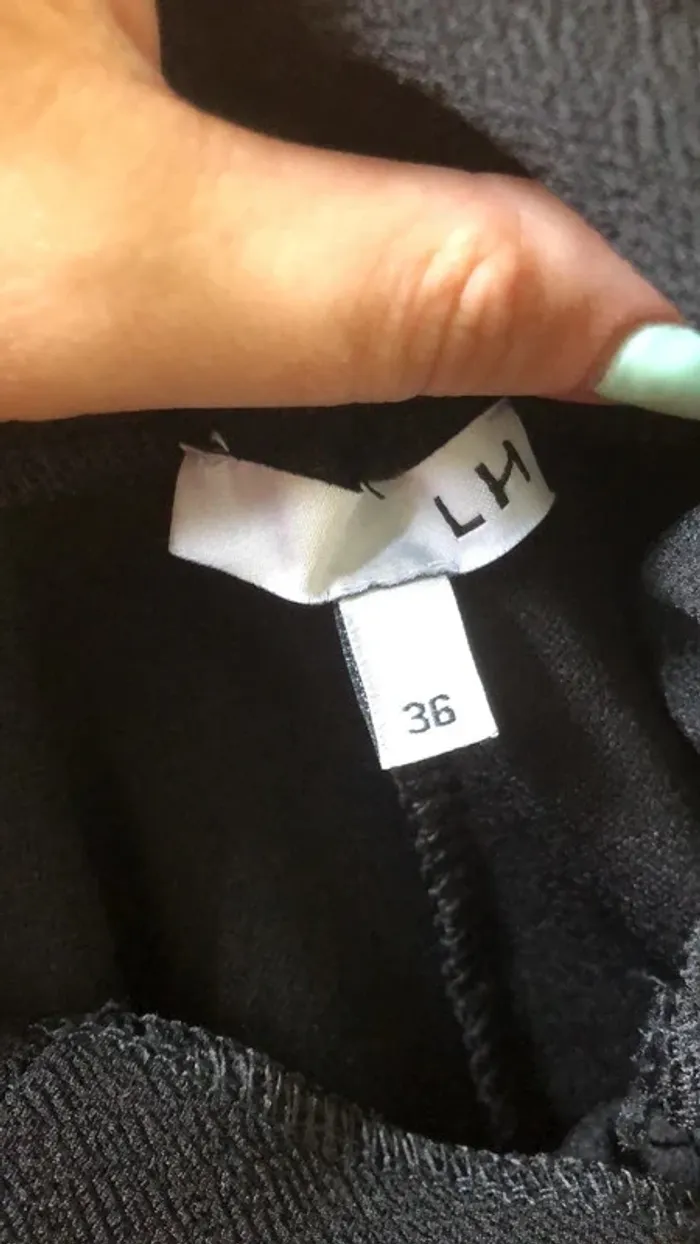 Robe noire débardeur - La Halle - Taille 36 - photo numéro 4