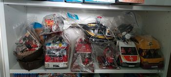 Lot de boîtes playmobil