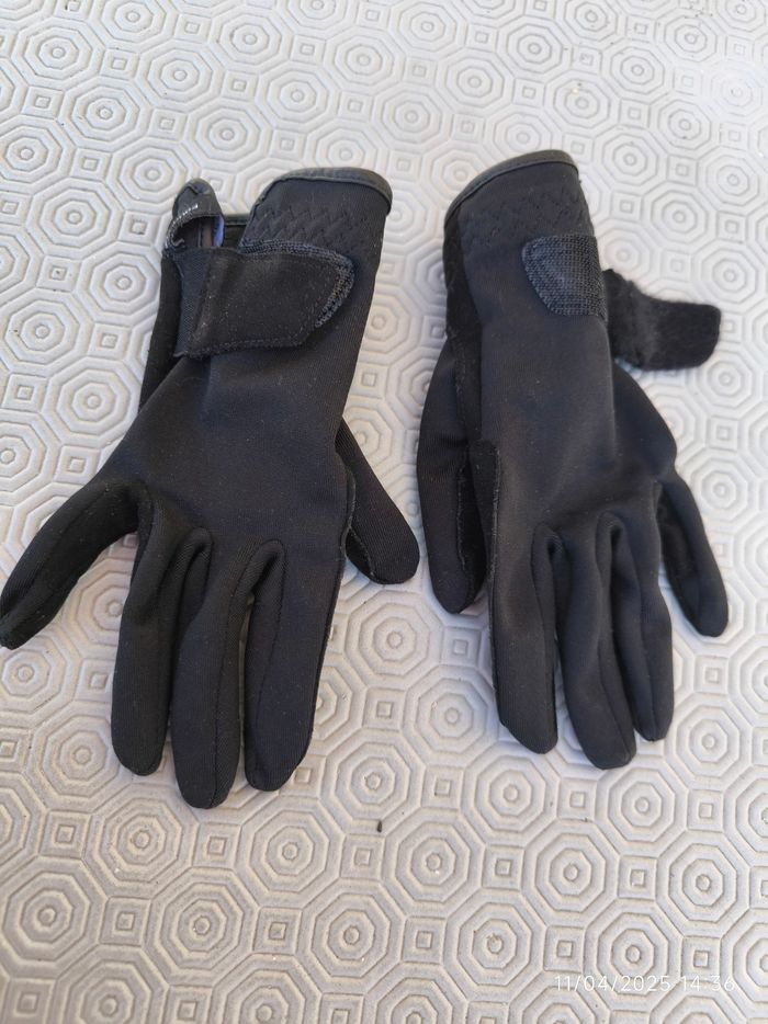 Gants équitation Fouganza 8/10ans