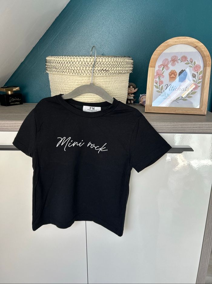 Duo Tee-shirts “Mama rock” & “Mini rock” – Taille L (femme) + 4 ans (enfant)