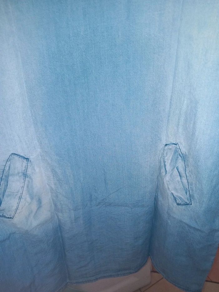 Robe effet jean courte - photo numéro 5