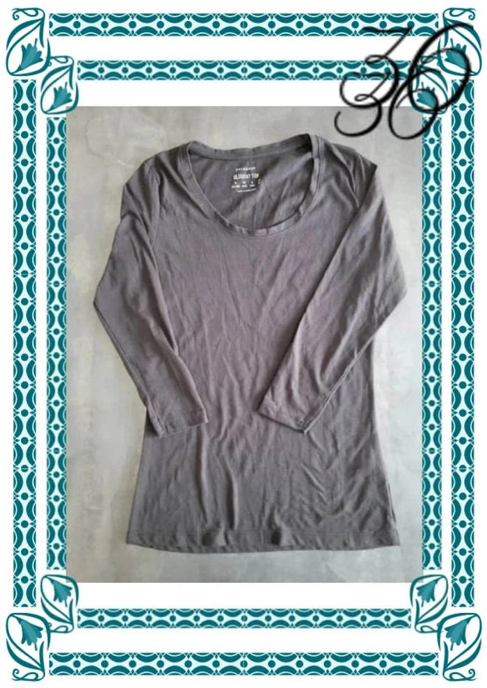 t-shirt manche longue / noir / primark/ 36