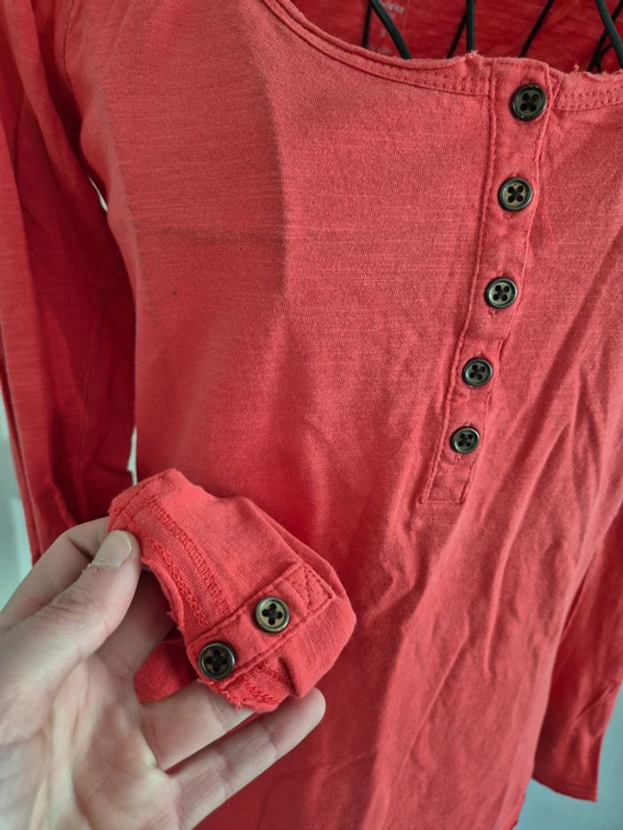 Tee-shirt manche longue pur coton 🌸 - photo numéro 3