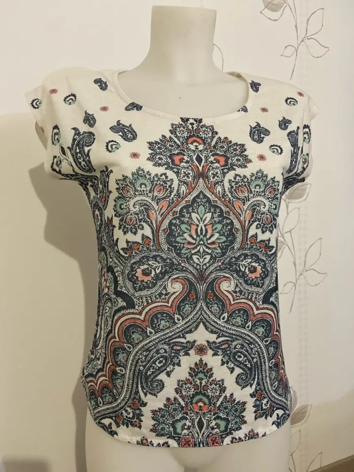 T-shirt à manches courtes imprimé Calaieu Taille 36