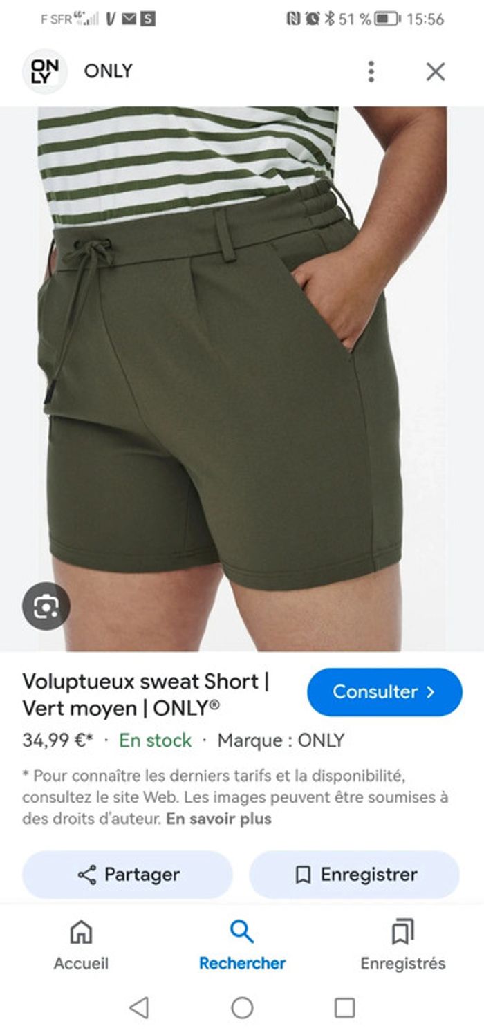 Short noir only femme taille 38 #Vêtements_femmes_krocaro - photo numéro 5