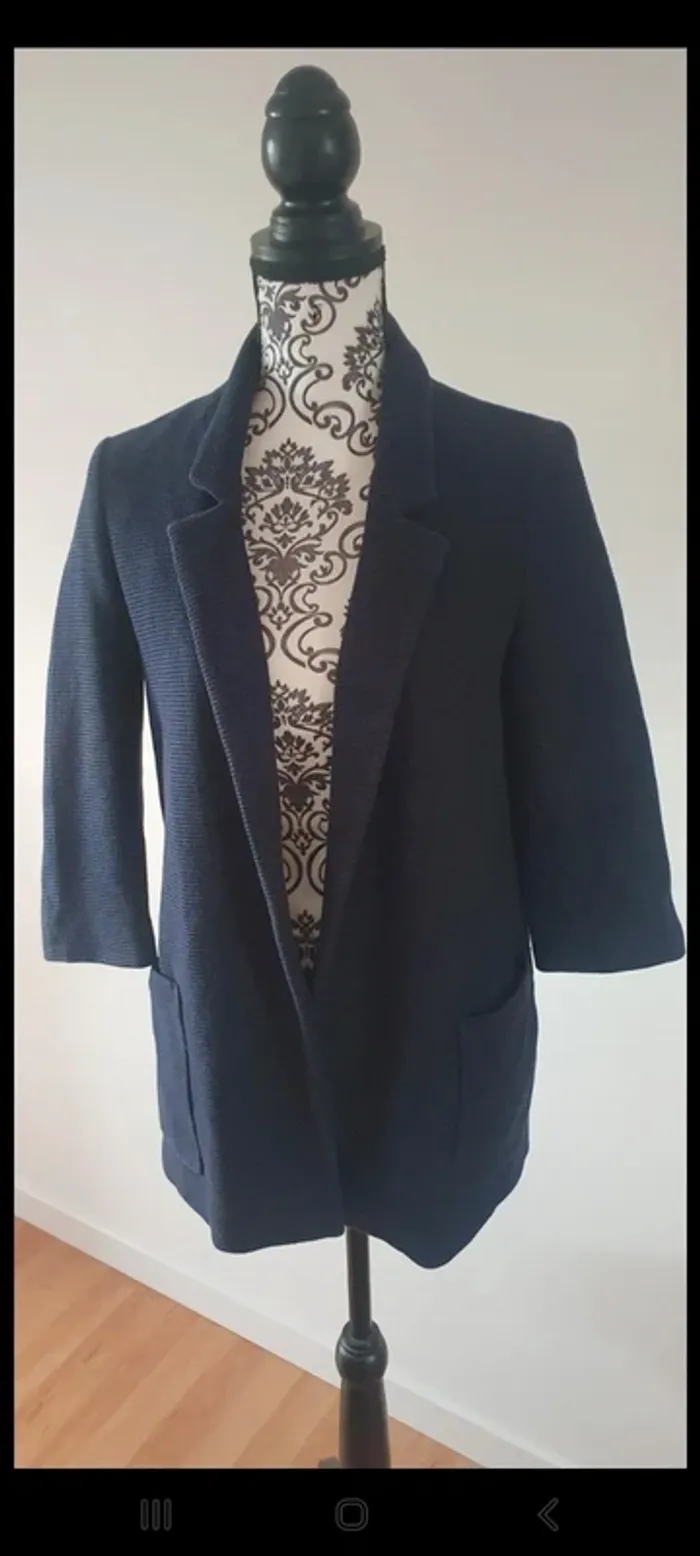 Veste zara bleue marine