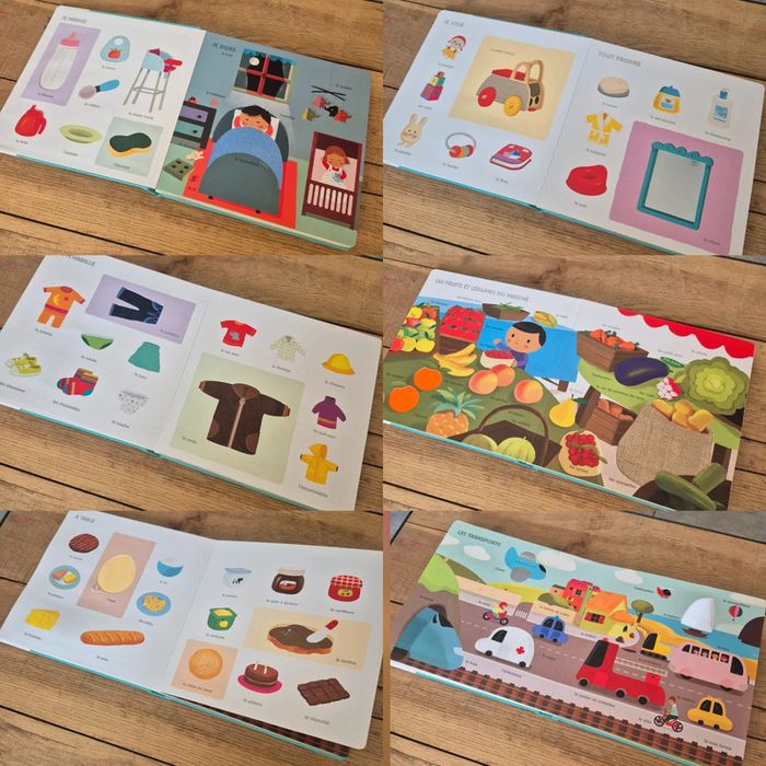 Lot de 2 – Mon grand imagier à toucher – Milan - photo numéro 12