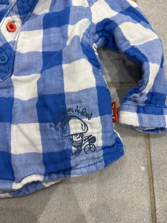 Chemise bleu à carreaux - photo numéro 2