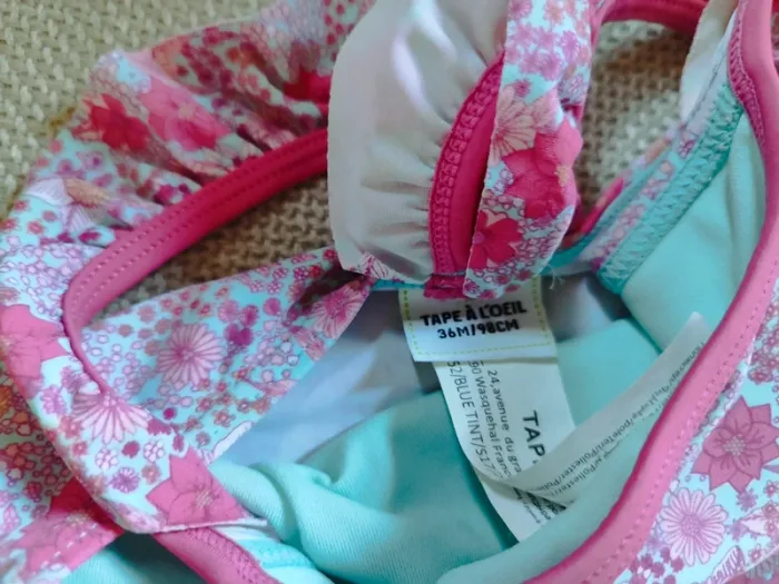 Maillot de bain fleuri liberty 36 mois TAO - photo numéro 3