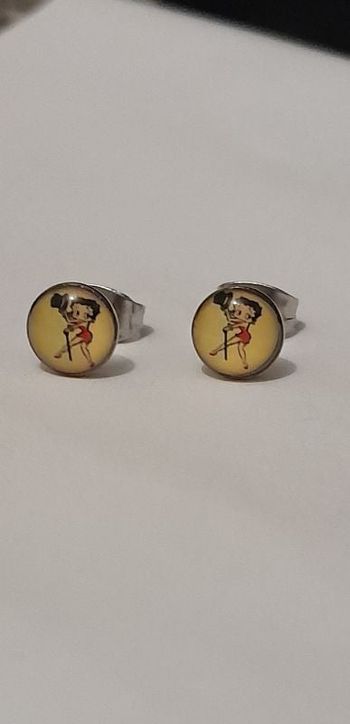 Boucle d'oreilles fantaisie       Betty Boop