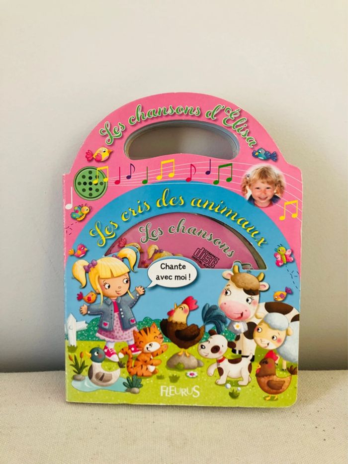 Livre avec poignée les chansons d’elisa