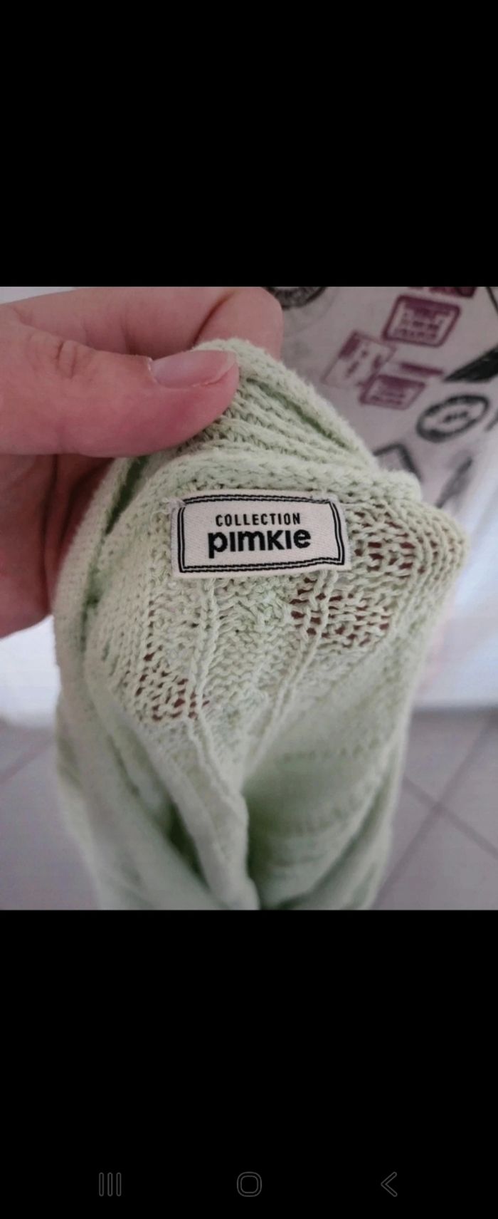 Superbe Gilet vert pastel Pimkie Taille S - photo numéro 4