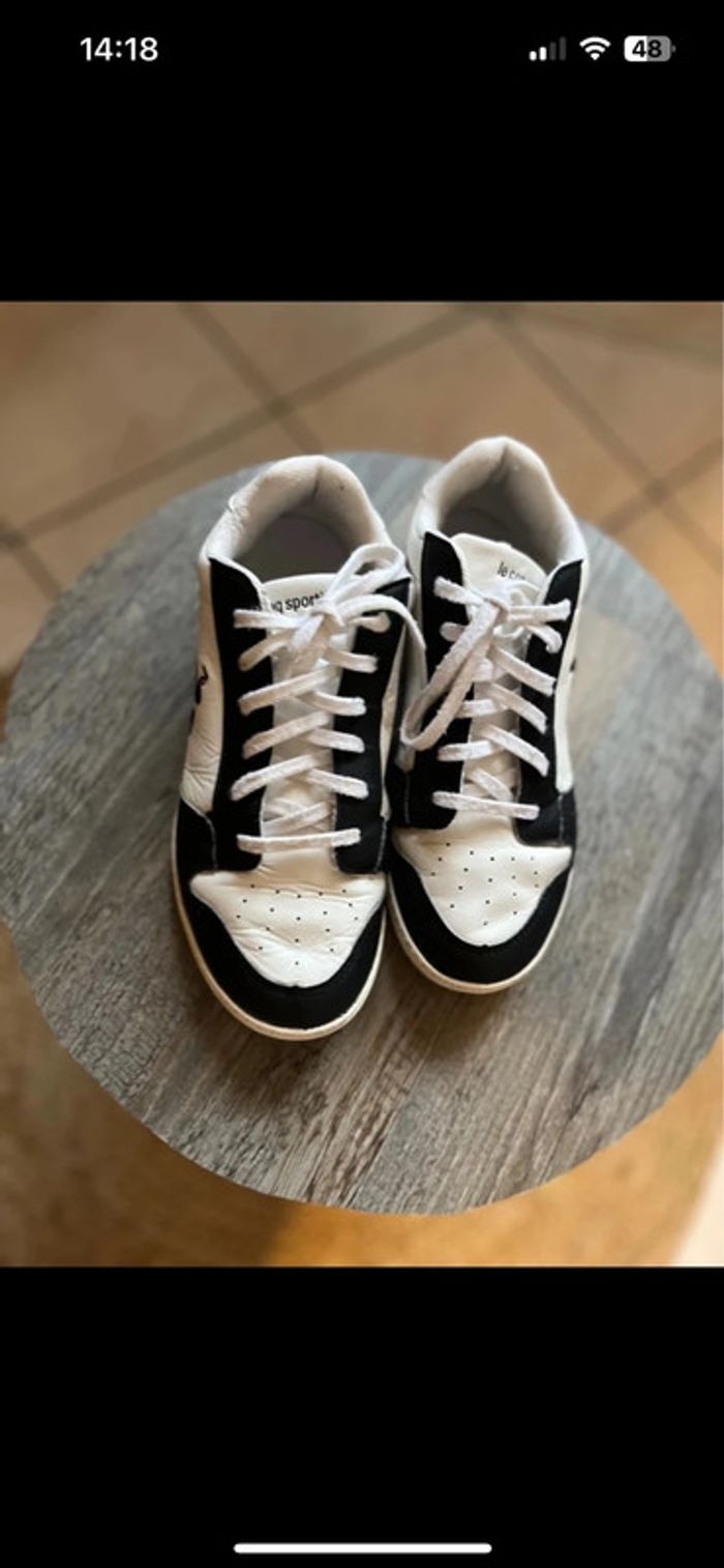 Baskets Le Coq sportif taille 37 - photo numéro 3