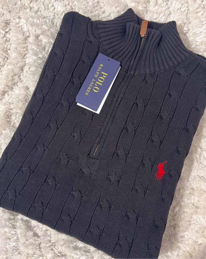 Pull polo Ralph Lauren torsadée - photo numéro 3