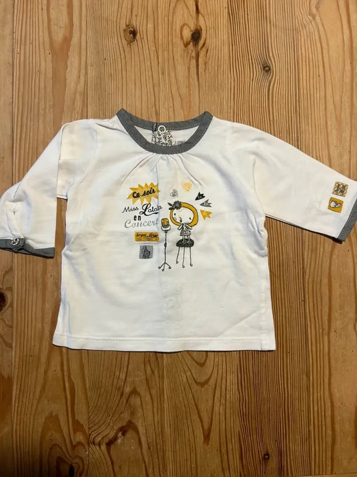 Haut manches longues sergent major 3 mois