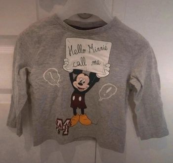 T shirt garçon Disney 2 ans