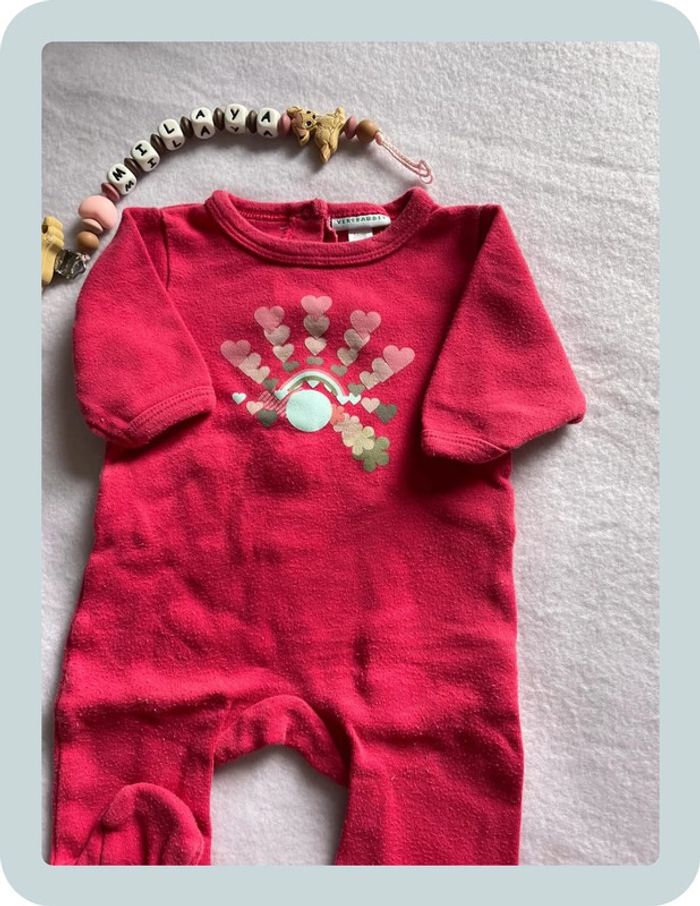 Pyjama 1 mois fille - photo numéro 3