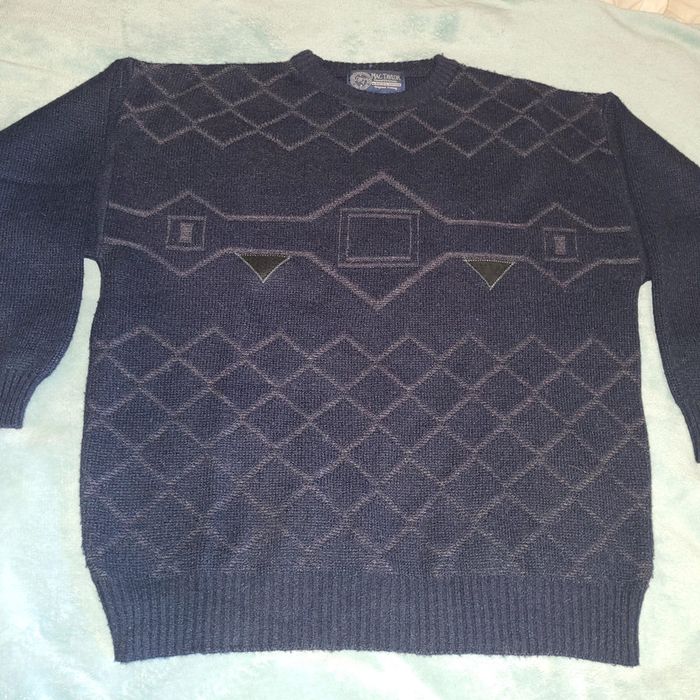 Pull en Laine Vintage 🧥 Mac Taylor - Taille M - photo numéro 2