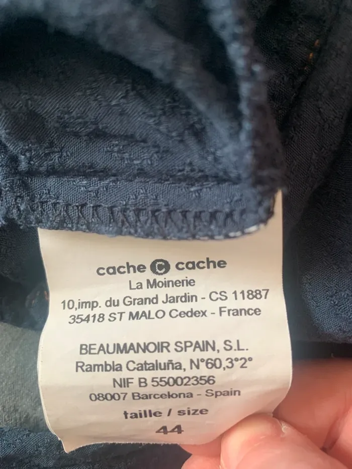 Blouse marine - photo numéro 5