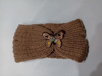 Bandeau papillon marron