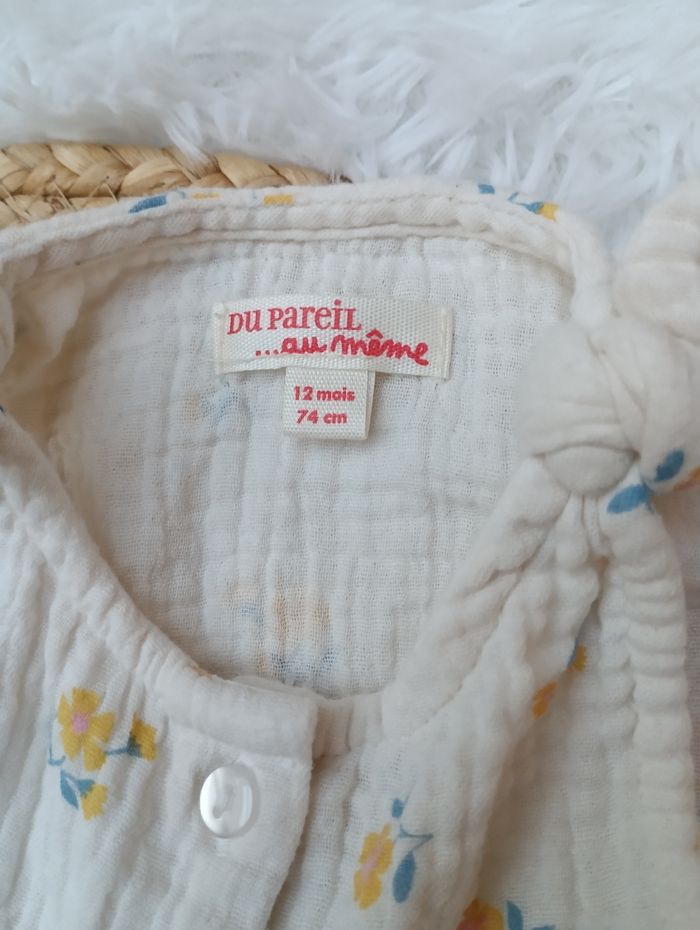 Salopette sans manche 12 mois Dpam. - photo numéro 2