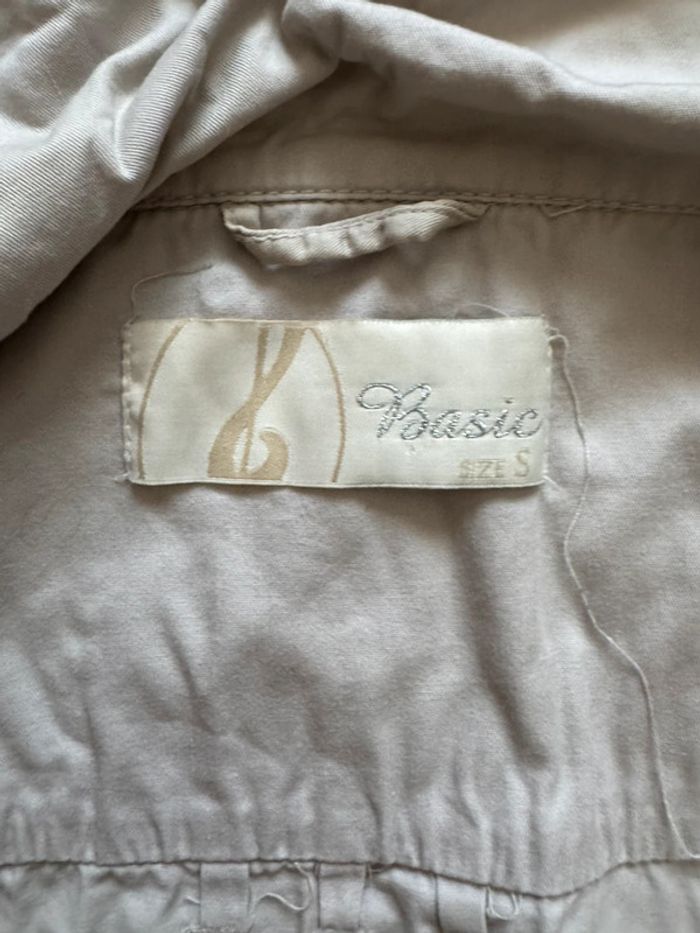Veste légère beige stradivarius taille S - photo numéro 6
