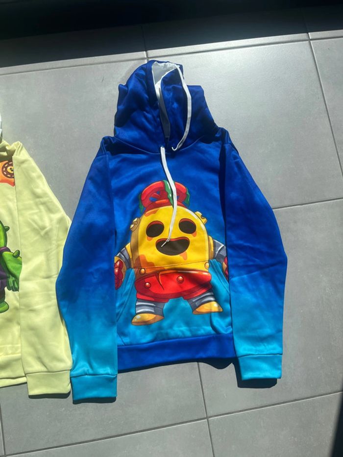 Lot 2 sweat à capuche Brawl Stars Spike - photo numéro 3
