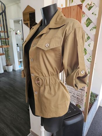Kaunotar veste vintage kaki taille 34