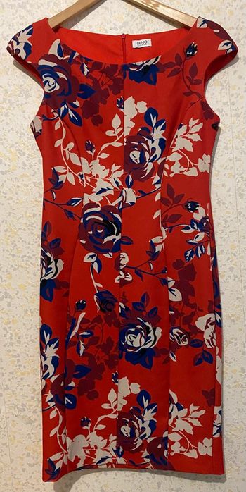 Robe liu ko rouge floral 42 it 38 fR