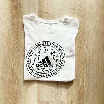 Adidas Escape T-Shirt Explorer Homme Exclusive Running Sportwear Style (Taille M)