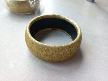 Bracelet manchette neuf doré