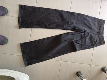 Pantalon jean femme taille 34 wide leg